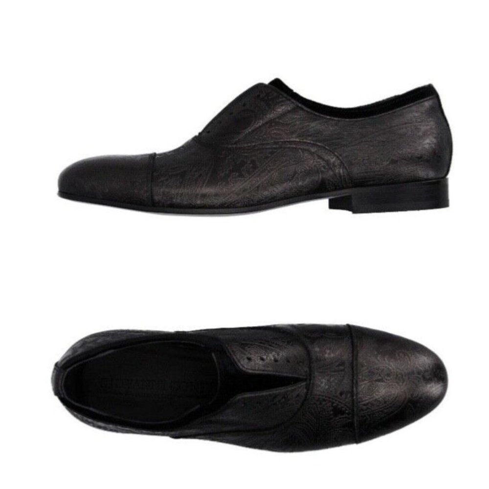 WORN ONCE! GIOVANNI CONTI Women's Loafers, Lead Color in Size 37, US 7